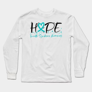 Hope Tourette Syndrome Awareness Long Sleeve T-Shirt